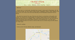 Desktop Screenshot of christysfarm.org