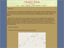 Tablet Screenshot of christysfarm.org